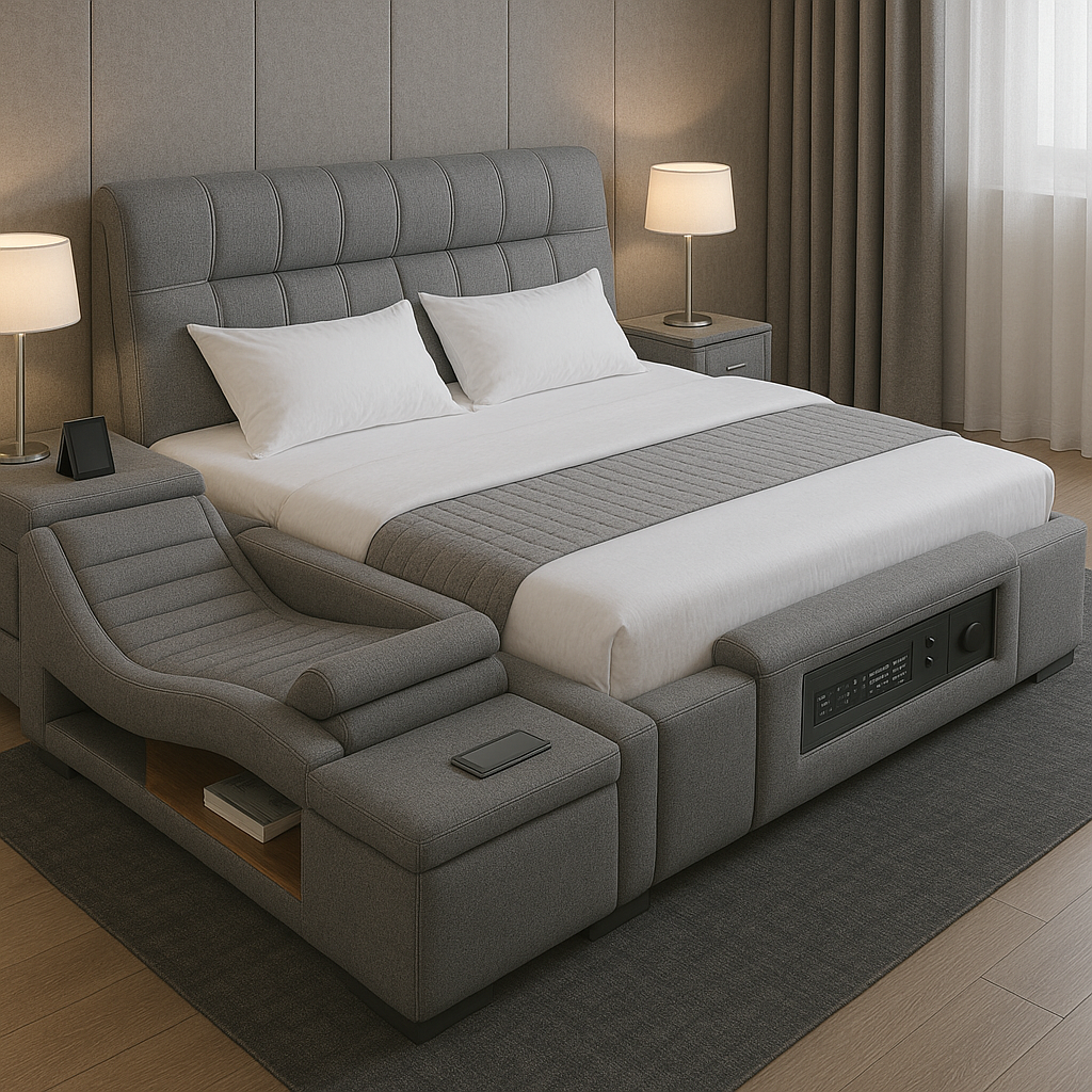 Gray Edition Luxury Smart Bed