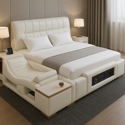 White Edition Luxury Smart Bed