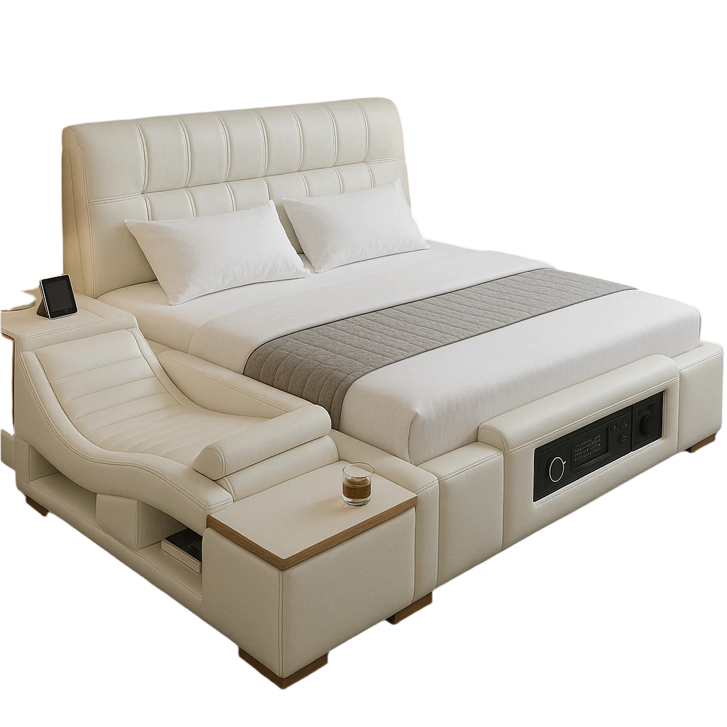 White Edition Luxury Smart Bed